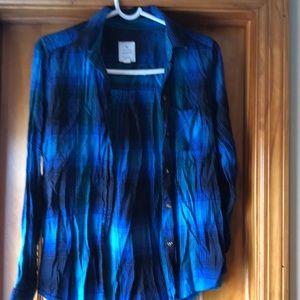 Long sleeve girls American eagle shirt vintage boyfriend